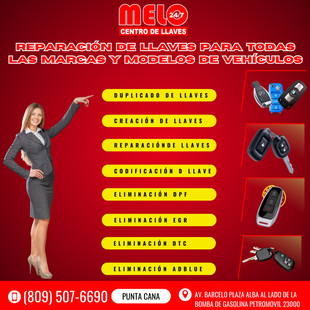 melo llaves en Punta cana