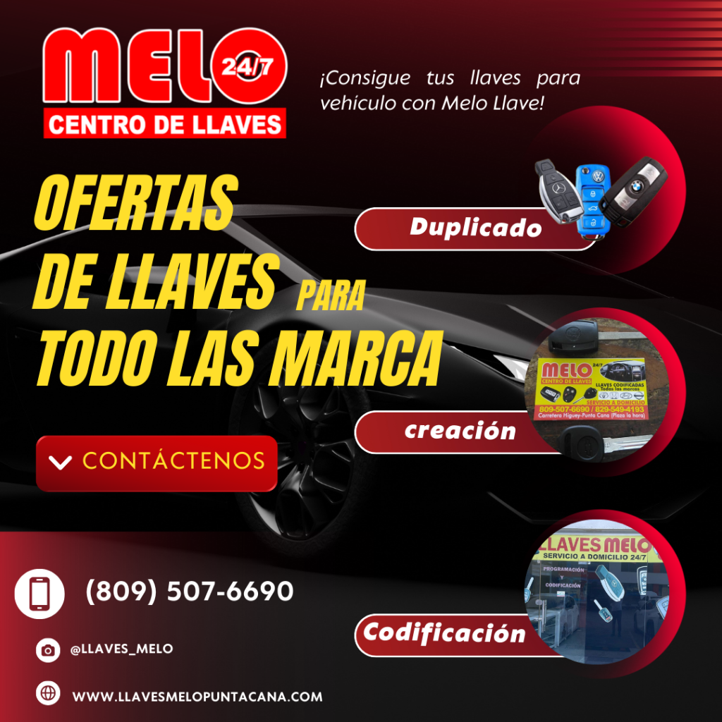 melo llaves en Punta cana